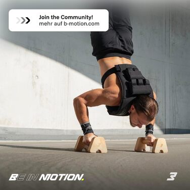 Дерев&39яні ручки для віджимання BMOTION преміум-класу, стійкі та нековзні паралелети для калістеніки, ручки для віджимання або стійки на руках, перекладина для віджимання для використання в приміщенні та на вулиці, включаючи ремінь для транспортування