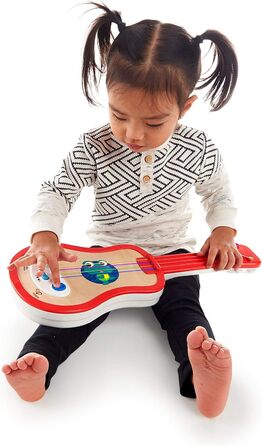 Дерев'яна музична іграшка Baby Einstein Hape Magic Touch Ukulele, 30 мелодій, 2 режими гри та регулювання гучності, від 12 місяців Ukulele Red