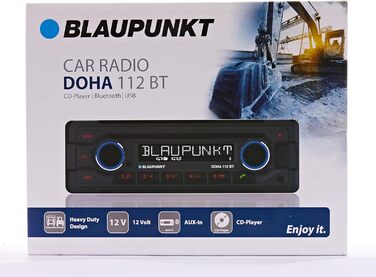 Гучний зв'язок Bluetooth, 12 В, міцний дизайн DOHA112BT одинарний, 1-DIN