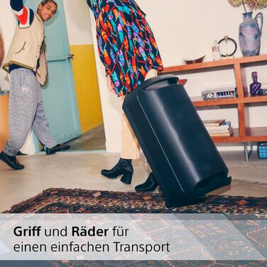 Колонка для вечірок, потужний звук на 360, портативна, 5 фронтальних/2 тилових динаміка, МЕГА-баси, 25 годин автономної роботи, св