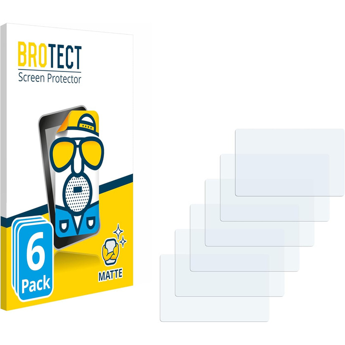 Антиблікова захисна плівка BROTECT для екрану Vorwerk Bimby TM6 / Thermomix TM6 (6 шт. ) Матова захисна плівка, антивідблиск, захист від відбитків пальців