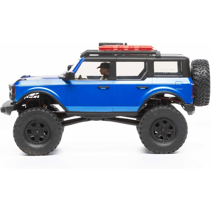 Радіокерований позашляховик Axial SCX24 1/24 2021 Ford Bronco 4WD Brushed RTR (Готовий до використання), Синій, AXI00006T3