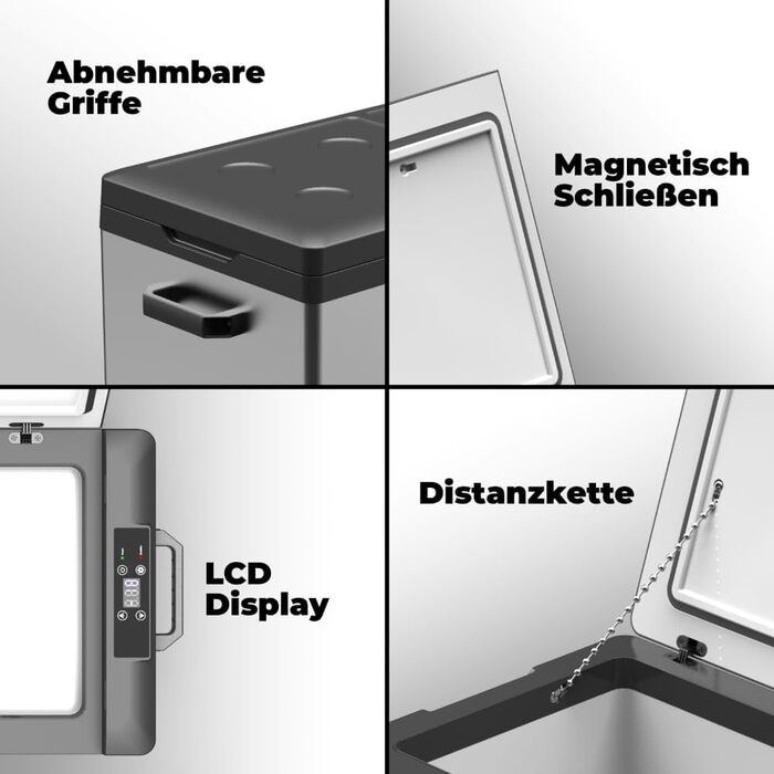 ПІДКЛЮЧАЙТЕ ФЕСТИВАЛІ Переносна, електрична холодильна камера - компресорна морозильна камера до -20 градусів - автомобільна холод