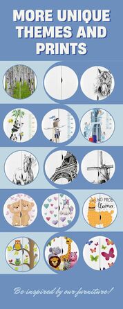 Біла дводверна шафа - Roma - функціональна шафа з розсувними дверима, Dim 70 x 42.5 x 161.5 (H) см, шафа для одягу, меблі для діте