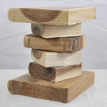 Табурет для книг, приставний столик, підставка для квітів, колонний стілець, тумбочка біля ліжка, квіткова колона (13435 - висота 31 см)