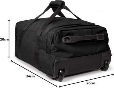 Дорожня сумка Eastpak Leatherface S, 55 x 34 x 26 см, 41 л - чорний (Black)