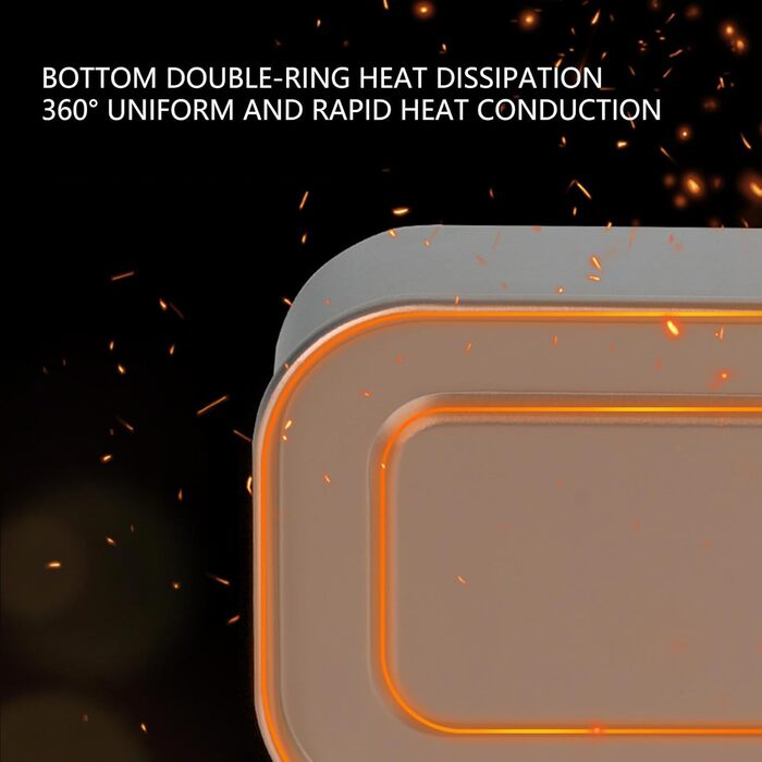 Портативний чайник із 2 предметів, тонкий, міцний посуд для використання на відкритому повітрі з функцією швидкого нагрівання для подорожей, чайник для приготування їжі