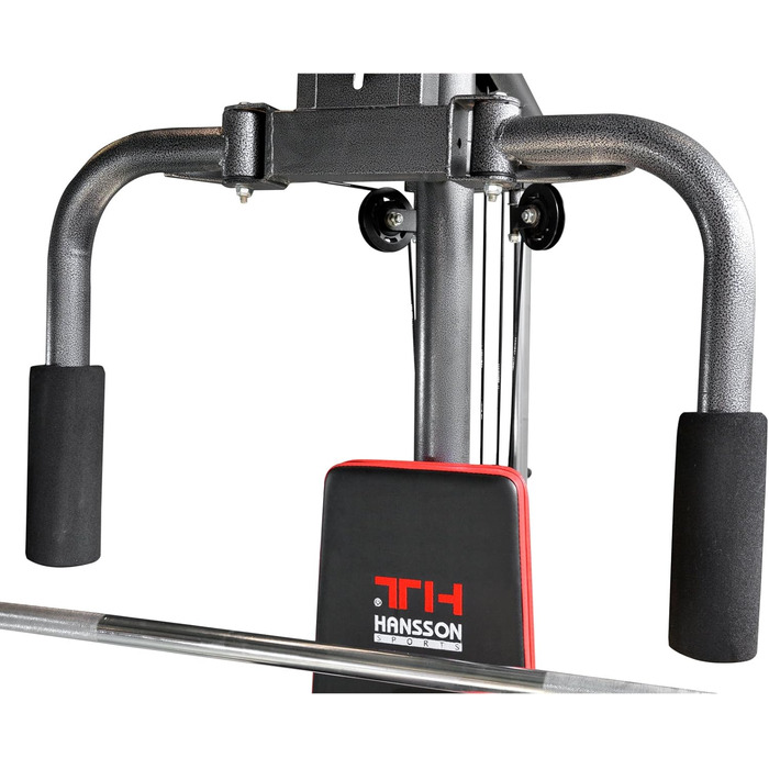 Універсальна силова станція Train Hard, багатофункціональна лавка для ваги зі штангою, стійка для лат, розгинання ніг метелик, згинання ніг 60 кг, складна вага