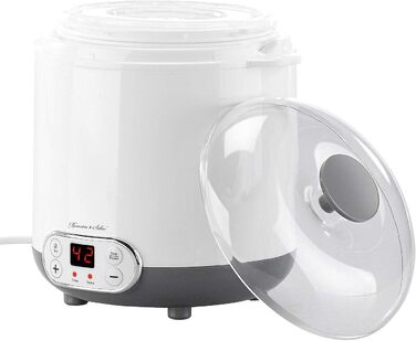 Йогуртниця Rosenstein & Shne йогуртниця для грецького йогурту, натурального йогурту та багато іншого, 1,5 літра (йогуртниця, йогуртова машина, грецька)