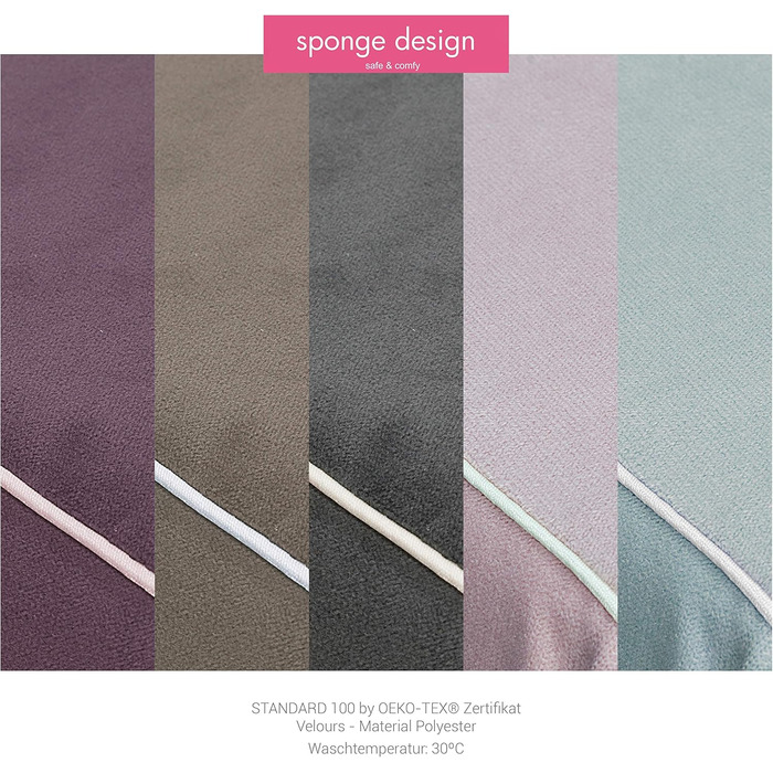 Дитяче крісло від 1 року - Дитяче крісло - Міцне, зручне, виготовлене з пінопласту - зі знімним велюровим чохлом, можна прати - Подарунок на 1-й день народження для дівчаток, хлопчиків - Пастельно-рожевий