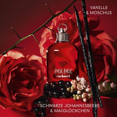 Парфуми Cacharel Amor Amor для жінок Туалетна вода-спрей Стійка Фруктово-квітковий аромат для жінок 30 мл (1 упаковка)