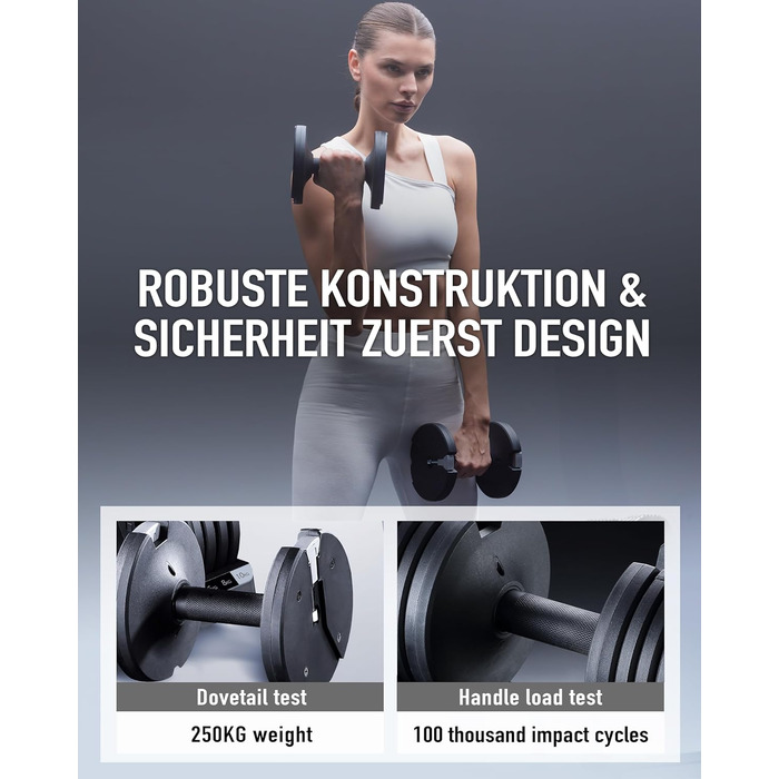 Гантелі BYZOOM FITNESS, що регулюються, 10 кг