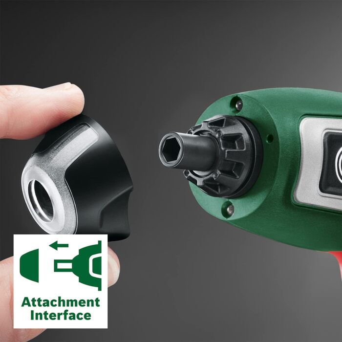 Акумуляторний шуруповерт Bosch IXO (7-е покоління 3,6 В 2,0 Ач 5,5 Нм з кабелем micro USB сумісний з насадками IXO Collection закр