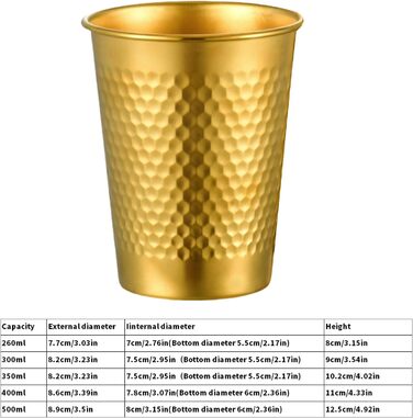 Набір з 4 шт. абельованих кавових кухлів з нержавіючої сталі, металевих склянок для пиття, стаканчиків для молока, посуду для кемпінгу та подорожей, портативних металевих стаканчиків