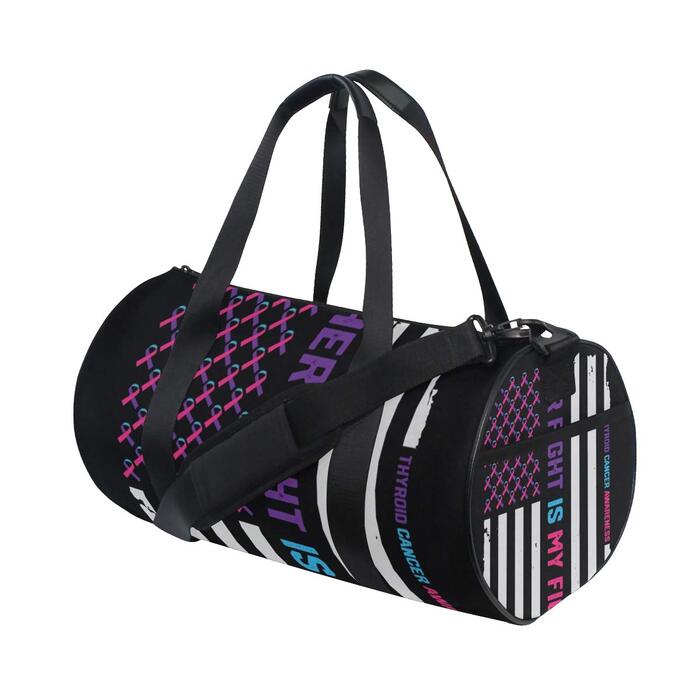 Спортивна сумка-дорожня, сумка для підтримки людей з раком щитовидної залози, універсальна сумка для подорожей на вихідні для чоловіків та жінок