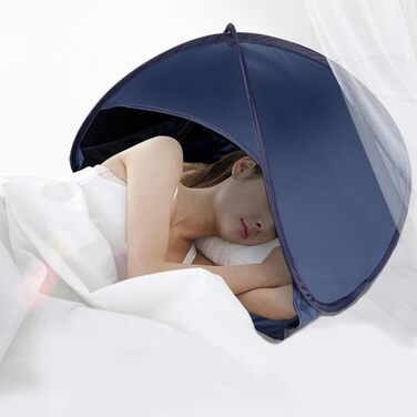 Намет для ноутбука, невеликий спальний намет, захисний щиток для обличчя, сонцезахисний тент, укриття для пікніків, засмаги, басейну, кемпінгу, пляжу, відпусток, риболовлі, походів, пікніків, темно-синій