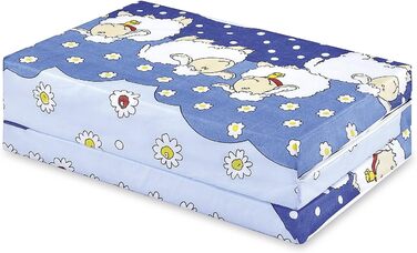 Складаний матрац для подорожнього ліжечка Bambini, 120x60 см, малюнок овечки
