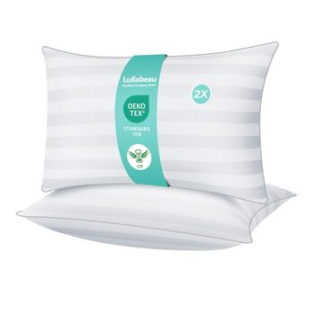Подушки, 50 x 70 см, 2 шт., м&39які, пухнасті, готельної якості, класичні подушки, дихаючі та приємні для шкіри, можна прати, ідеально підходять для сну на боці, спині та животі, 50 x 70 см 2