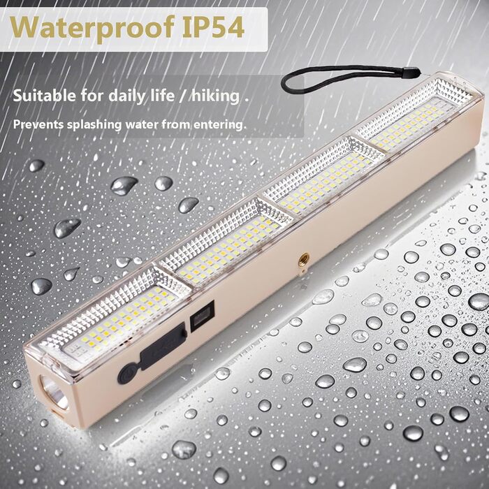 Елегантний кемпінговий ліхтар з акумулятором 6000 мАг, кемпінговий ліхтар з магнітом, робочий ліхтар з 4 режимами, ліхтар для майстерні на 192 світлодіоди, кемпінговий ліхтар з USB-зарядкою для риболовлі, кемпінгу, використання в приміщенні та на відкрито