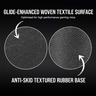 Ігровий килимок для миші Corsair MM700 RGB Extended Cloth - 930 мм x 400 мм - RGB-підсвічування на 360 - концентратор з двома USB-