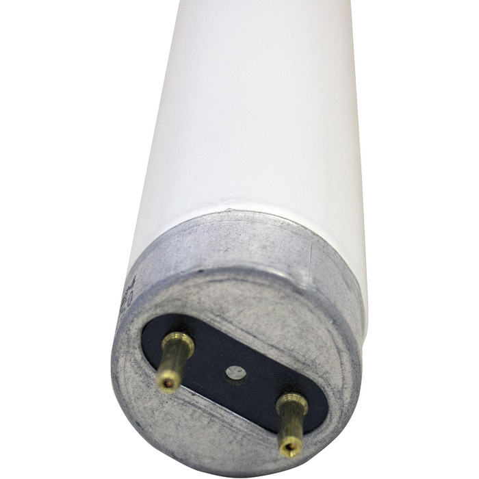 Люмінесцентна лампа SYLVANIA T8, цоколь G13, 18 Вт, Grolux, ростова лампа, термін служби 20000 год, лінійна форма, діаметр 26 мм, довжина 600 мм, біла колба, 1 уп.