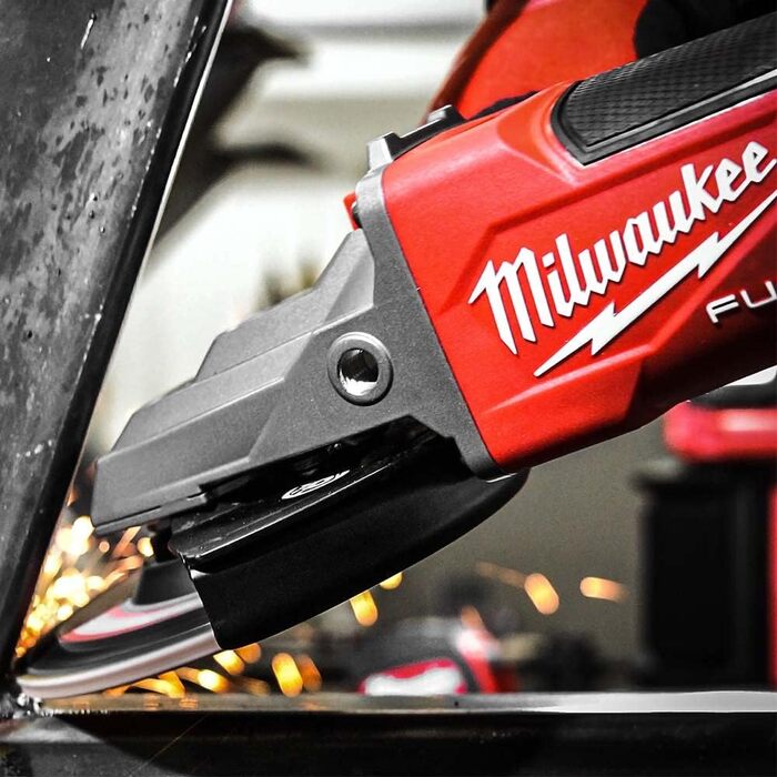 Шліфувальна машина Milwaukee M18FSAGF125XPDB-0X 125 мм з плоскою головкою, чорна
