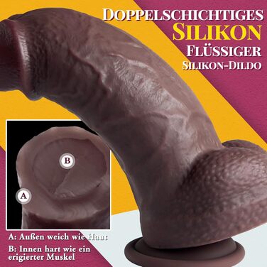 Діаметром XXL чорний фалоімітатор великий реалістичний товстий анальний фалоімітатор силіконовий пеніс з присоскою 21 см гігантський анальний фалоімітатор BBC з венами та яєчками для чоловіків та жінок секс-іграшки, 7