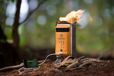 Дров'яна піч Biolite CampStove 2 та зарядний пристрій USB