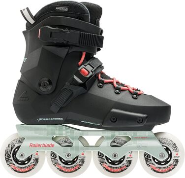 Жіночі роликові ковзани Rollerblade Twister XT для фітнесу, чорний/м'ятний, міські роликові ковзани 8/8.5