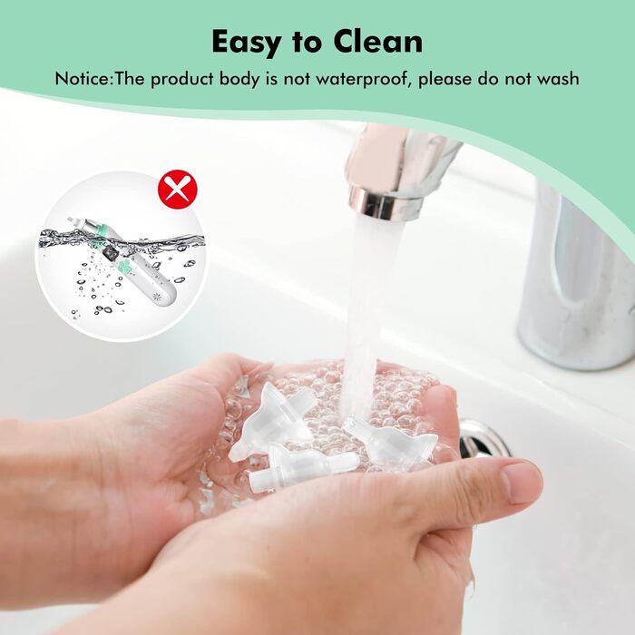 Дитячий електричний назальний аспіратор - багатофункціональний назальний аспіратор-пилосос 2 в 1 для новонароджених, з 3 рівнями в