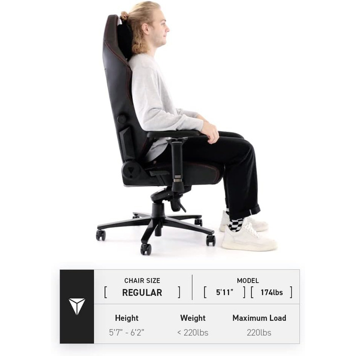 Ігрове крісло Secretlab Titan Evo Black3 - Регульоване, ергономічне та зручне комп&39ютерне крісло з 4D-підлокітниками, магнітним підголівником та 4-позиційною поперековою опорою - Чорний - Тканина Regular Black3