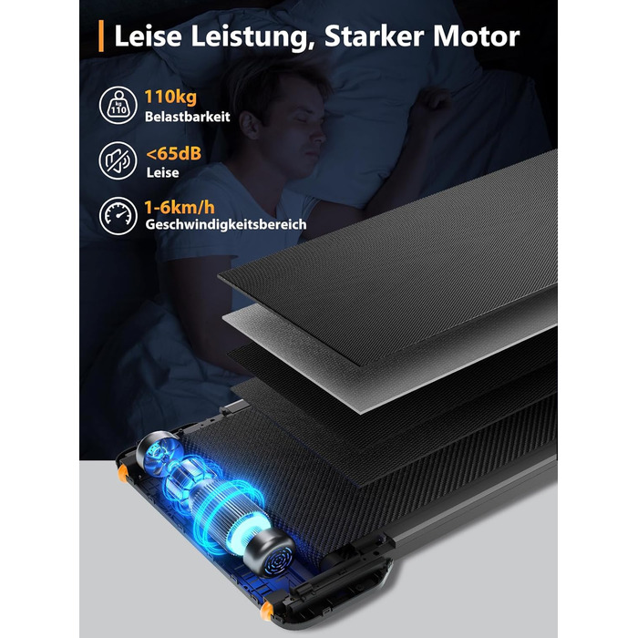 Бігова доріжка WalkingPad від KingSmith Z1, P1, A1 Pro, Z3 Hybrid Walking-Pad для дому/офісу, складна (залежно від моделі вантажопідйомність до 136 кг, швидкість 10 км/год усі моделі світлодіодний дисплей, застосунок, складання не потрібне) Z1 максимальна