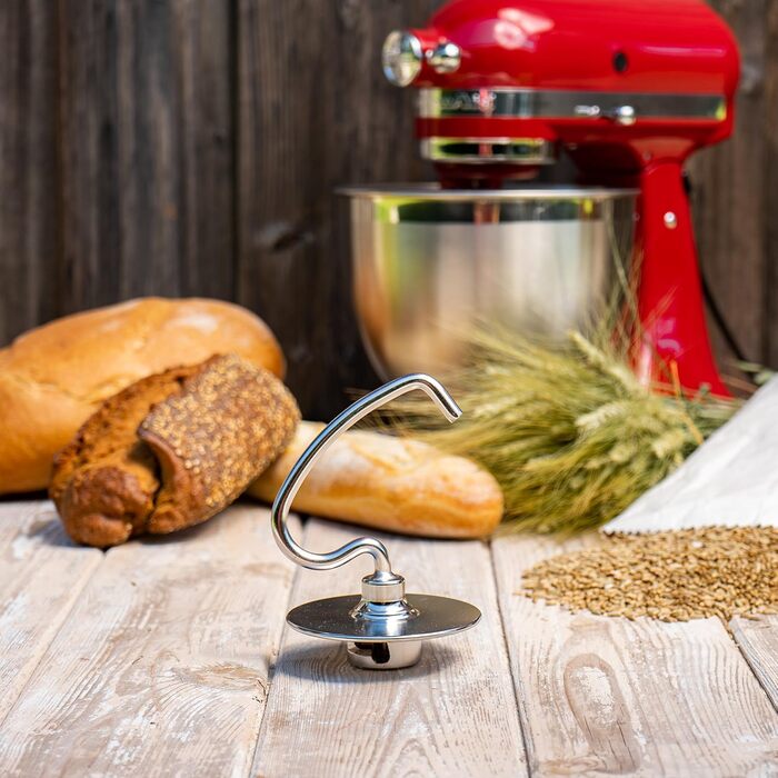 Аксесуари для гачка для тіста з нержавіючої сталі TschimmHook для мішалки KitchenAid