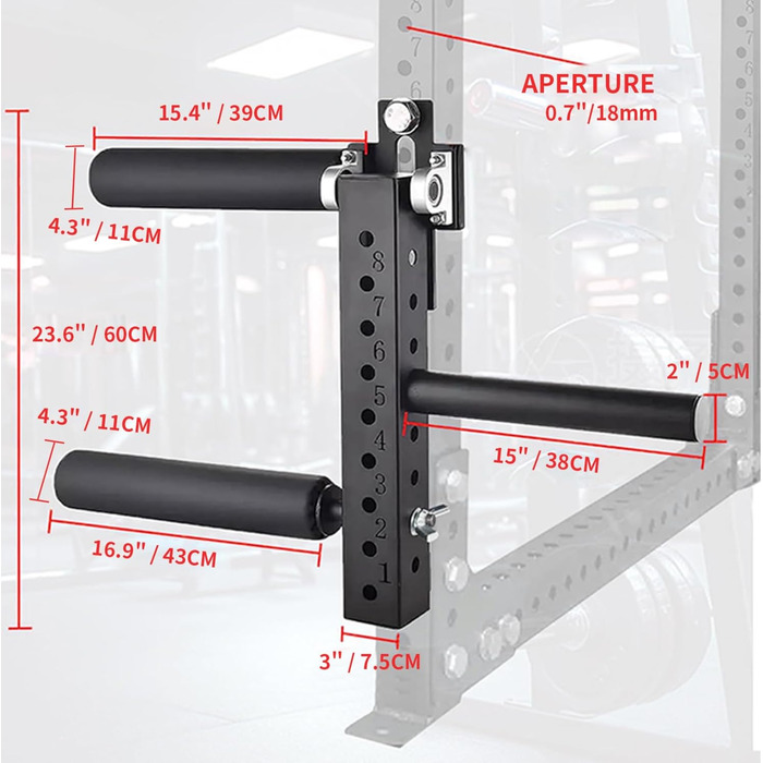 Тренажер для розгинання та згинання ніг для силової рами, насадка для розгинання ніг для домашнього тренажерного залу, насадка для згинання ніг для тренажерів, отвір 26 мм