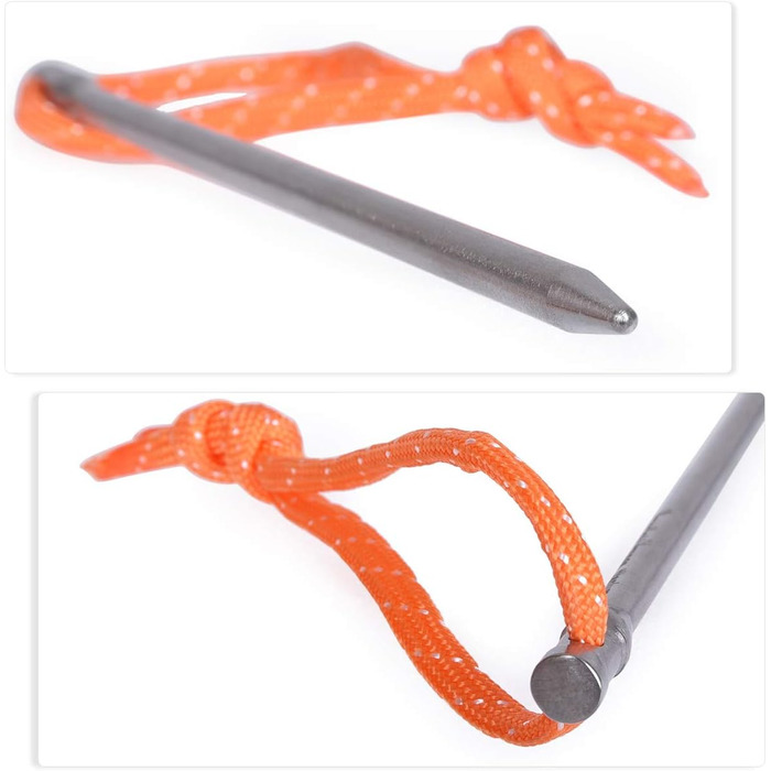 Титанові кілочки Надлегкі наметові кілки Надміцні цвяхи для наметів Вуличні тентові кілки Кемпінговий намет Аксесуари для трави Тв