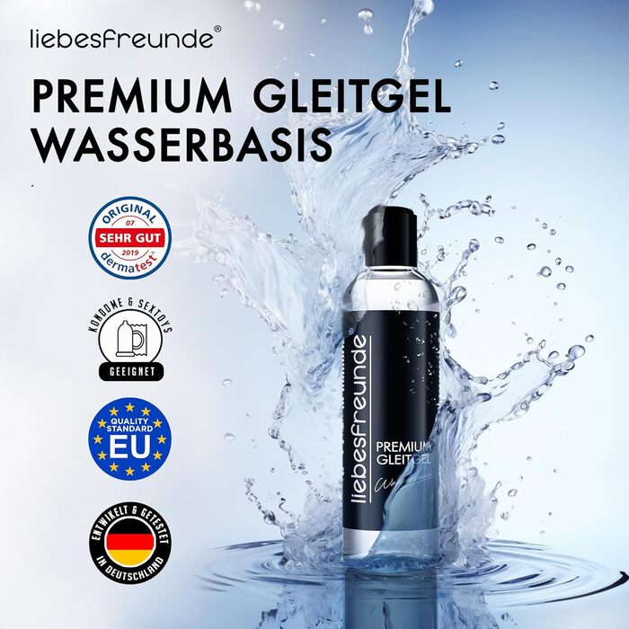 Лубрикант на водній основі PREMIUM - Натуральний лубрикант, 250 мл