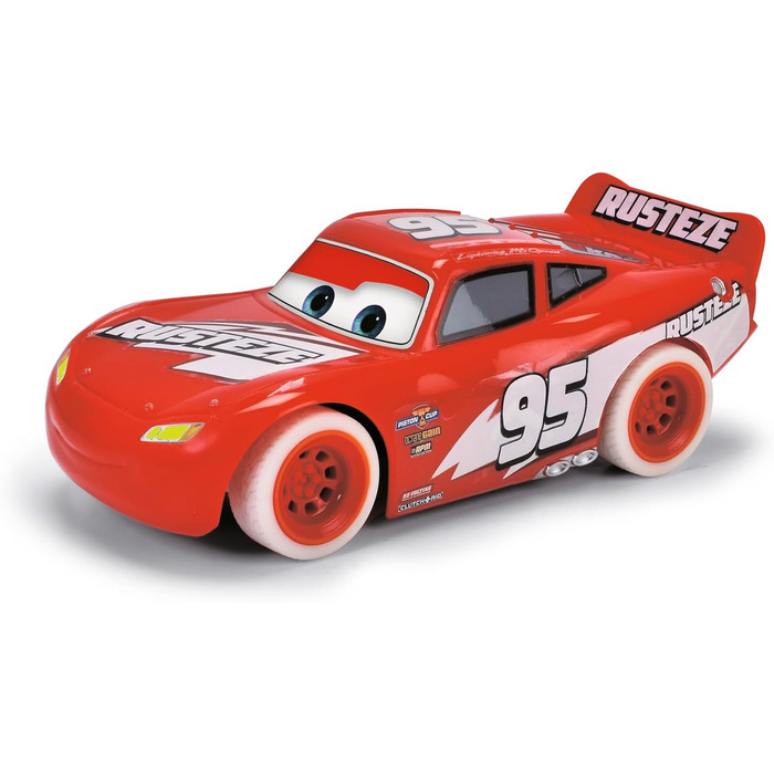 Кожна), однопривідний набір двійнят з Disney Pixar's Cars, 2 машинки на дистанційному управлінні з ефектом підсвічування, іграшки для дітей віком від 4 років Glow Racer Lightning McQueen Storm Jackson, 14