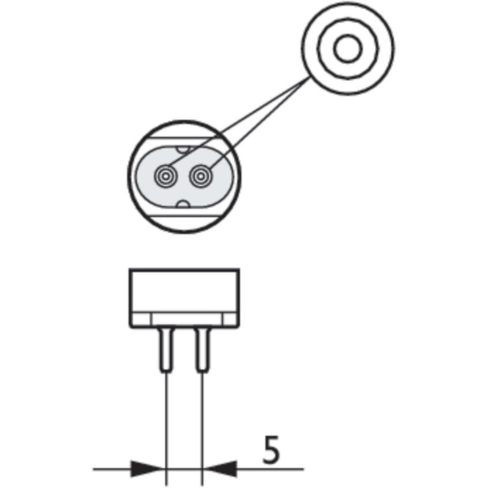 Люмінесцентна лампа TL5 28 Watt 865 - Philips 28W денне світло