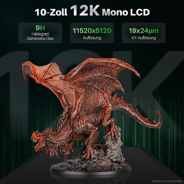 Принтер, автоматичне нівелювання, інтелектуальний механічний датчик, 10-дюймовий монохромний РК-дисплей, колімаційна лінза COBFres