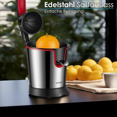 Електрична соковижималка для цитрусових Довговічний двигун 300 Вт Нержавіюча сталь Електрична соковижималка Соковижималка Автомати