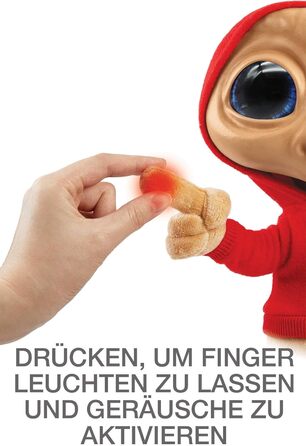М'яка іграшка Mattel E.T. позаземний 40-річчя, плюшевий ET з підсвіткою та звуками, подарунок для колекціонерів, для дітей від 4 років, багатокольоровий