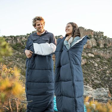 Спальний мішок Naturehike для дорослих, легкий прямокутний сплайсований 3-сезонний спальний мішок, для кемпінгу на природі, походів, синій