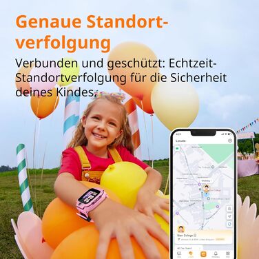 Розумний годинник imoo Z3 для дітей, дитячий розумний годинник, водонепроникний годинник - 4G, обмін повідомленнями, шкільний режим, функція SOS, GPS, 2 роки гарантії (синій) Синій Z3