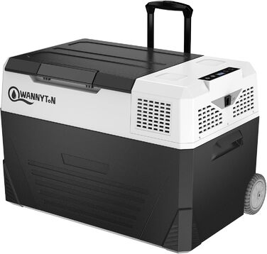 Електричний компресорний холодильник, автомобільний холодильник 58 літрів, 12/24/100-240 В, міні-холодильник для автомобіля, ванта