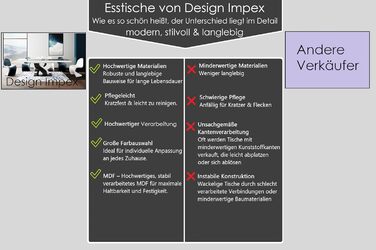 Дизайнерський обідній стіл HEB-222, чорний глянцевий / білий глянцевий, розсувний від 160 см до 256 см, обідній стіл до 10 осіб, глянцевий, функціональний стіл, сучасний, універсальний, розсувний, позачасовий