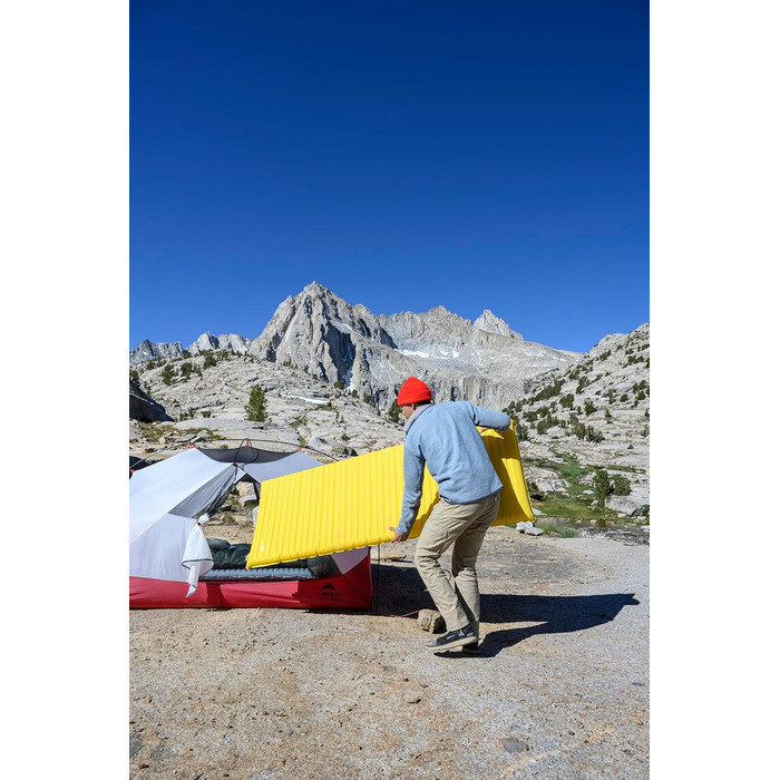 Ультралегкий килимок для кемпінгу та походів Therm-a-Rest NeoAir Xlite NXT MAX, сонячний ліхтарик Solar Flare Large, великий, з оновленою сумкою для зберігання