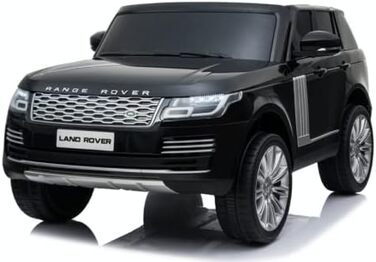Дитячий електромобіль Range Rover Vogue чотириколісний шкіряне сидіння дитячий автомобіль 4X4, MP4 2-місний чорний