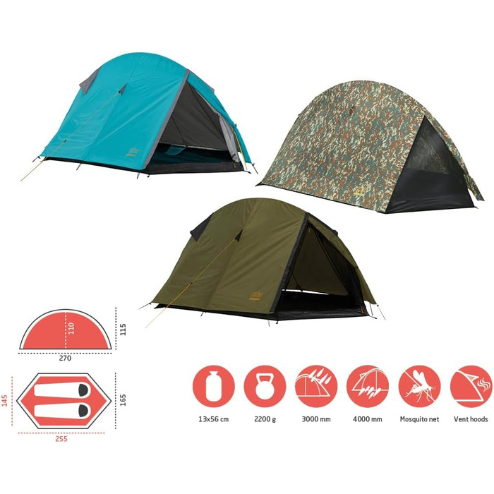 ГРАНД-КАНЬЙОН Zelt CARDOVA 1 Камуфляж