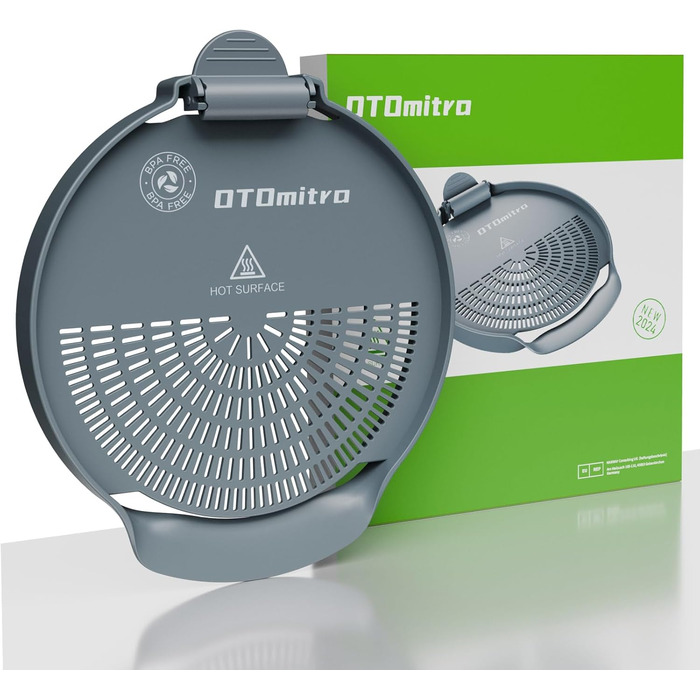 Ситечко OTOmitra Spout для Thermomix TM6 TM5, дренажний допоміжний засіб для Thermomix, ситечко без BPA, сумісне з посудомийною машиною сітчасте фільтр, кухонне ситечко, ситечко для зливу овочів Ситечко з сірим носиком для Thermomix Tm6 Tm5