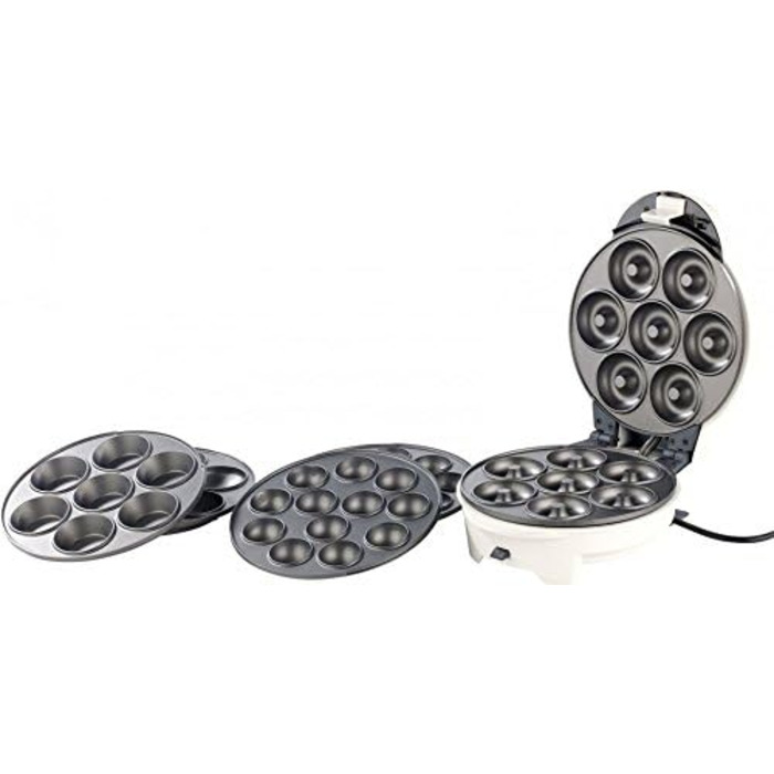 Виробник тортів Rosenstein & Shne виробник пончиків, кексів і кейк-попсів 3в1 з антипригарним покриттям (виробник пончиків і тортів, виробник закусок, ідеї для подарунків)